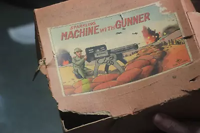 Vintage Box Sparkling Machine With Gunner Japan Box -  NO TOY INCLUDED • $55.55