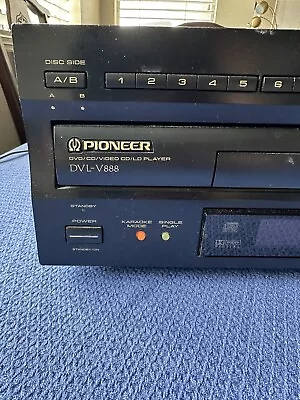 Pioneer Laser Disc Dvl-v888 Dvd Video Cd Ld Player Karaoke No Remote Rare • £330.85