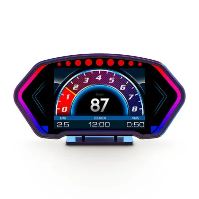 OBD GPS Gauge Car Head Up Display Multi-Function Dashboard Digital Speedometer • $65.60