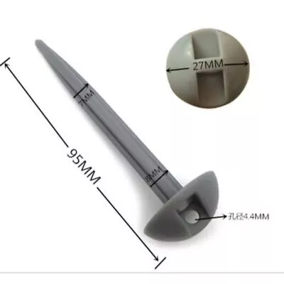 £4.59 • Buy 10/20X Groundsheet Carpet Pegs Heavy Duty Tent Awning Pegs Garden Nails Plastic
