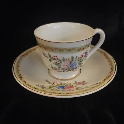 Antique MADE IN OCCUPIED JAPAN Tea Cup & Saucer Set Handpainted  • $15