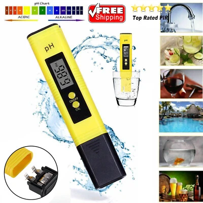 £5.49 • Buy Digital Electric PH Meter LCD Tester Pocket Hydroponics Aquarium Water Test Pen