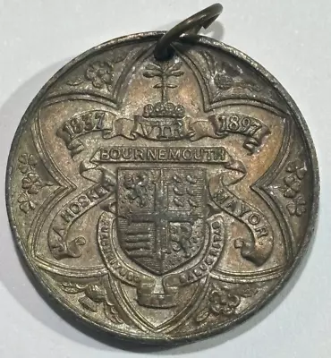 1897 Great Britain Bournemouth Queen Victoria Diamond Jubilee Medal • $19.42