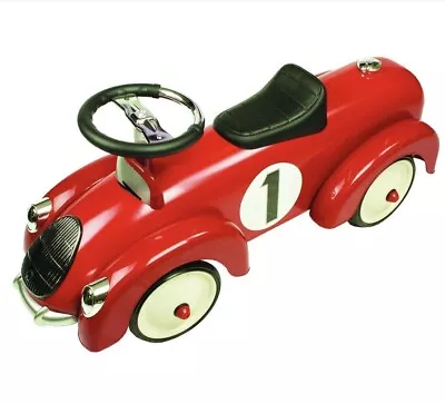 BRAND NEW- Red Vintage Coupe Metal Speedstar Ride On Kids Car • $85