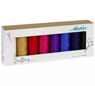 Mettler 89136KIT Cotton Machine Quilting Thread Gift Pack 8/Pkg- • $20.71