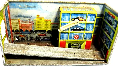 Vintage Tin Litho Russian Soviet Union Car Auto Parking Garage Parts/ Repair AD • $12.80
