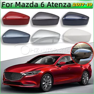 Door Wing Mirror Shell For 2017 2018 2019 Mazda 6 Side Mirror Cover Cap • $28.13