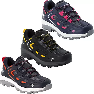 Jack Wolfskin Kids Vojo Waterproof Outdoor Walking Hiking Trainers Shoes • £33.80