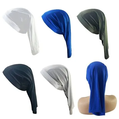 Dreadlocks Tube Sock Satin Head Wrap Long Hair Sleeping Caps  Women Men • $12.43