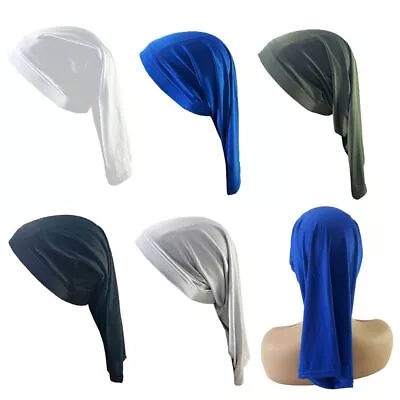 Dreadlocks Tube Sock Satin Head Wrap Long Hair Sleeping Caps  Women Men • $12.43