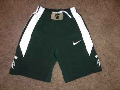 MICHIGAN STATE Nike Dri Fit Authentic Basketball Shorts Men's Small • $17.16