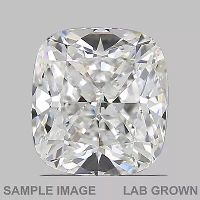 Cushion Cut GIA Certified F VS1 Clarity LabGrown Man Made Diamond 2.02 Carat • $6666