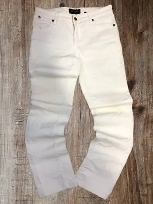 80s Vintage 1980s Wrangler Faded White Corduroy Velvet Jeans Pants Size 28 • $19.89