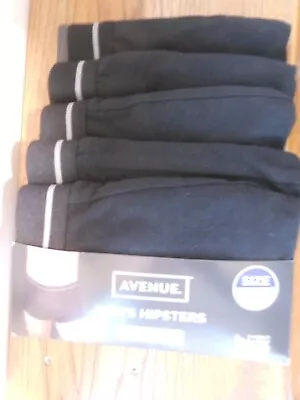 5 Pairs Of Avenue Mens Hipsters Size Medium New • £6