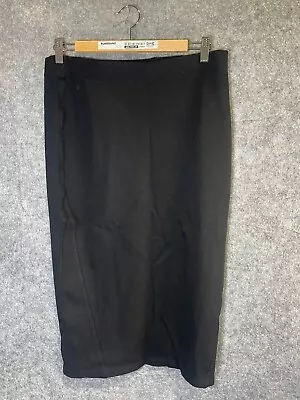 Marks And Spencer Pencil Skirt Women's Size 14 Black M&S • £8.24