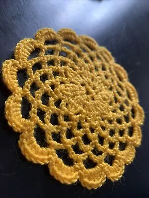 Vintage Hand Crochet Lace  Coaster Doilies Handmade  100% Cotton • £3