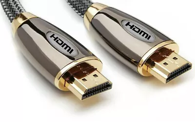 PREMIUM 5m Long HDMI TV Cable High Speed V2.0 HD 4K 3D For PS3 PS4 XBOX ONE SKY • £22.90