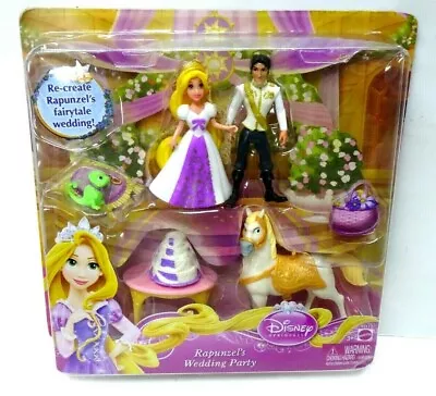 NEW Mattel 2011 Disney Rapunzel's Wedding Party Playset MOC-PVC Figures*Sealed • $28.99