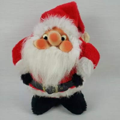 Vintage 1980s Rennoc Santakins Santa Clause Plush Chubby Christmas St Nick • $25