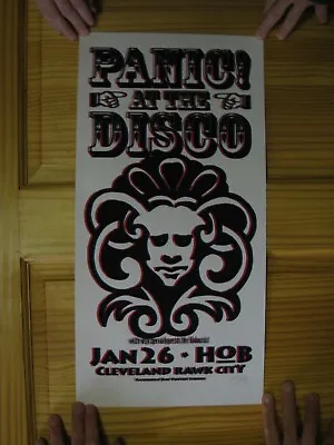 Panic At The Disco Poster Cleveland Hawk City Silk Screen Signed Numbered Jan 26 • $254.21