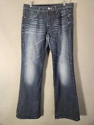 Vigoss Jeans Womens Size 11 Dark Wash Style P2096J Fade Boot Cut • $14.99