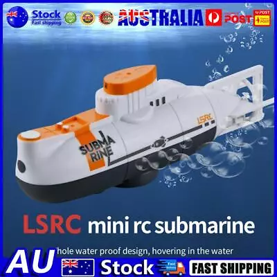 AU RC Submarine Ship Model 6CH Remote Control Diving Boat Electric Toy (White) • $30.19