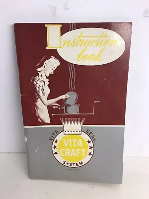 1948 Vita Craft Instruction Recipe Booklet • $12.95