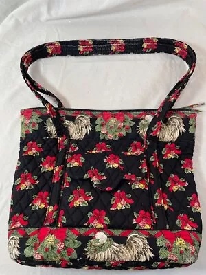 Vera Bradley Christmas Hens And Holly Large Tote • $39.99