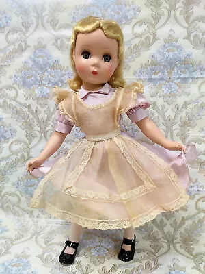 Vintage 50's Madame Alexander Alice In Wonderland Maggie Face Doll 17  • $149