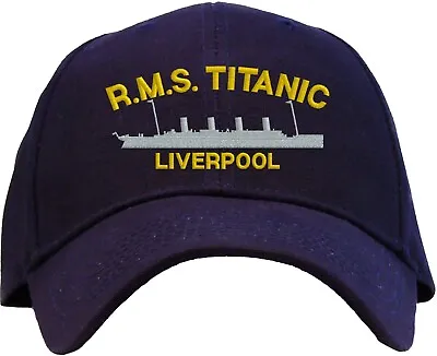 $25.90 • Buy R.M.S. Titanic Liverpool Embroidered Baseball Cap  With Custom Stitching On Back