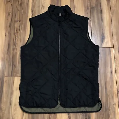 J Crew Women’s Black Bubble Quilted Vest Size XS Full Zip • $18