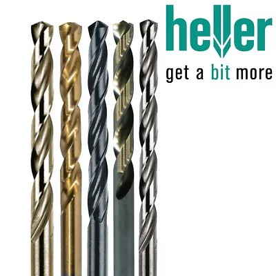 HSS DRILL BITS PROFESSIONAL GERMAN HELLER Cobalt Titanium Micro Long ALL SIZES • £4.39