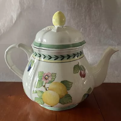 Villeroy &Boch Teapot & Lid French Garden Fleurence Pattern Germany • $63.99