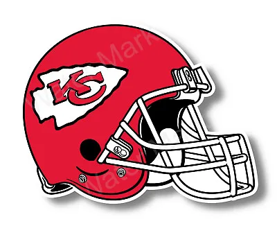 Kansas City Chiefs Helmet Only Vinyl Sticker Decal NFL Football Truck Windows • $3