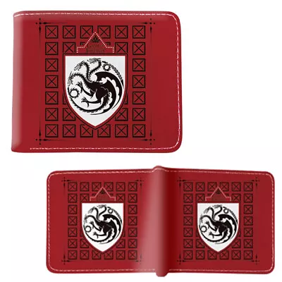 Game Of Thrones Bi-Fold Wallet - HOUSE TARGARYEN SIGIL New (TV Series Billfold) • $11.25