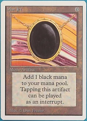 Mox Jet Unlimited NM (Reserved List Power 9 P9 MTG Magic Card) (305333) ABUGames • $6903.99