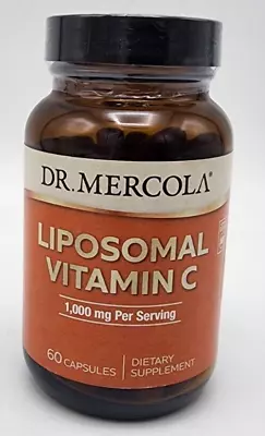 Dr. Mercola Liposomal Vitamin C 60 Capsules 1000mg Per Serving NEW SEALED • $21.99