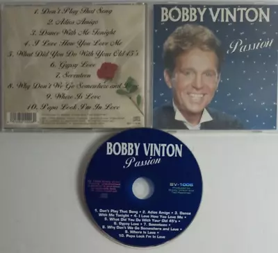 Bobby Vinton - Passion CD 1998 BV-1006 • $8