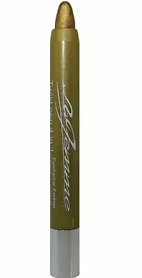 4 'N' 1 TWIST UP PEN Eyeshadow Eyeliner Lipstick Lip Liner No9 GREEN BROWN • £2.95