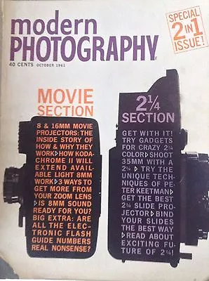 Modern Photography Magazine Movie Section October 1961 082617nonrh • $11.69