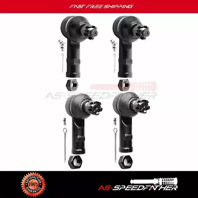 Brand Inner Outer Tie Rod Ends Steering Parts 4Set Fits For Isuzu Trooper Honda • $35.78