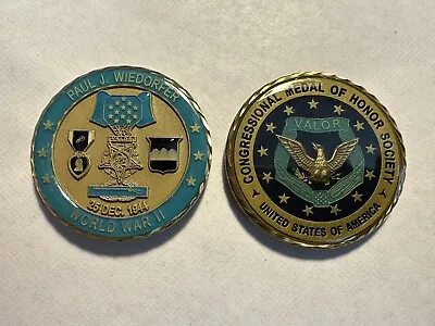 Paul Wiedorfer Medal Of Honor Challenge Coin WW II • $75