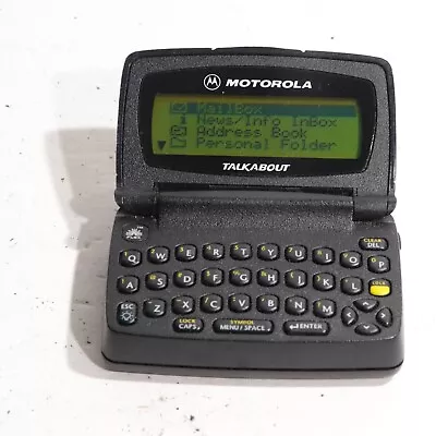 Motorola Talkabout  2 Way Pager A06QBB5806AA Black METROCALL • $79.95