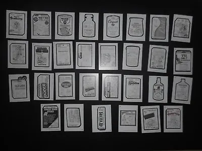 2018 Topps Wacky Packages Old School Series 7 Complete Pencil Rough Sketch Set • $24.99