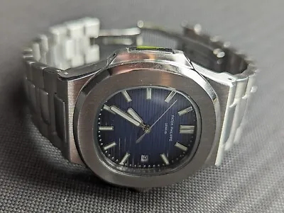 £12100 • Buy Patek Philippe Nautilus Black/Blue Men's Watch - 5711/1A-010