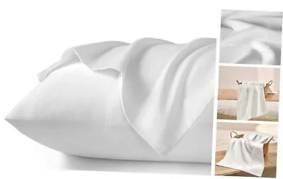  Toddler Pillowcases - 2 Pack Super Soft Kids Travel Pillow Cases Cotton White • $18.08