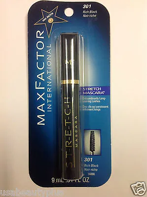 Max Factor Stretch Mascara RICH BLACK #301 NEW. • $46.74