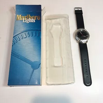 Marlboro Lights WATCH  Rare Men's Novelty 1999 Made In JAPAN • $29.95