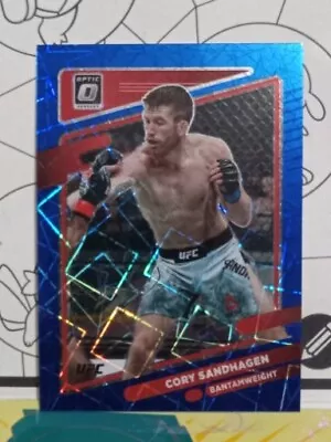 CORY SANDHAGEN 2022 Panini UFC Donruss Optic Blue Velocity Prizm #8 • $4.25