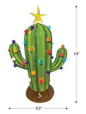 13” Christmas Tree Cactus Ceramic Best Seller • $36